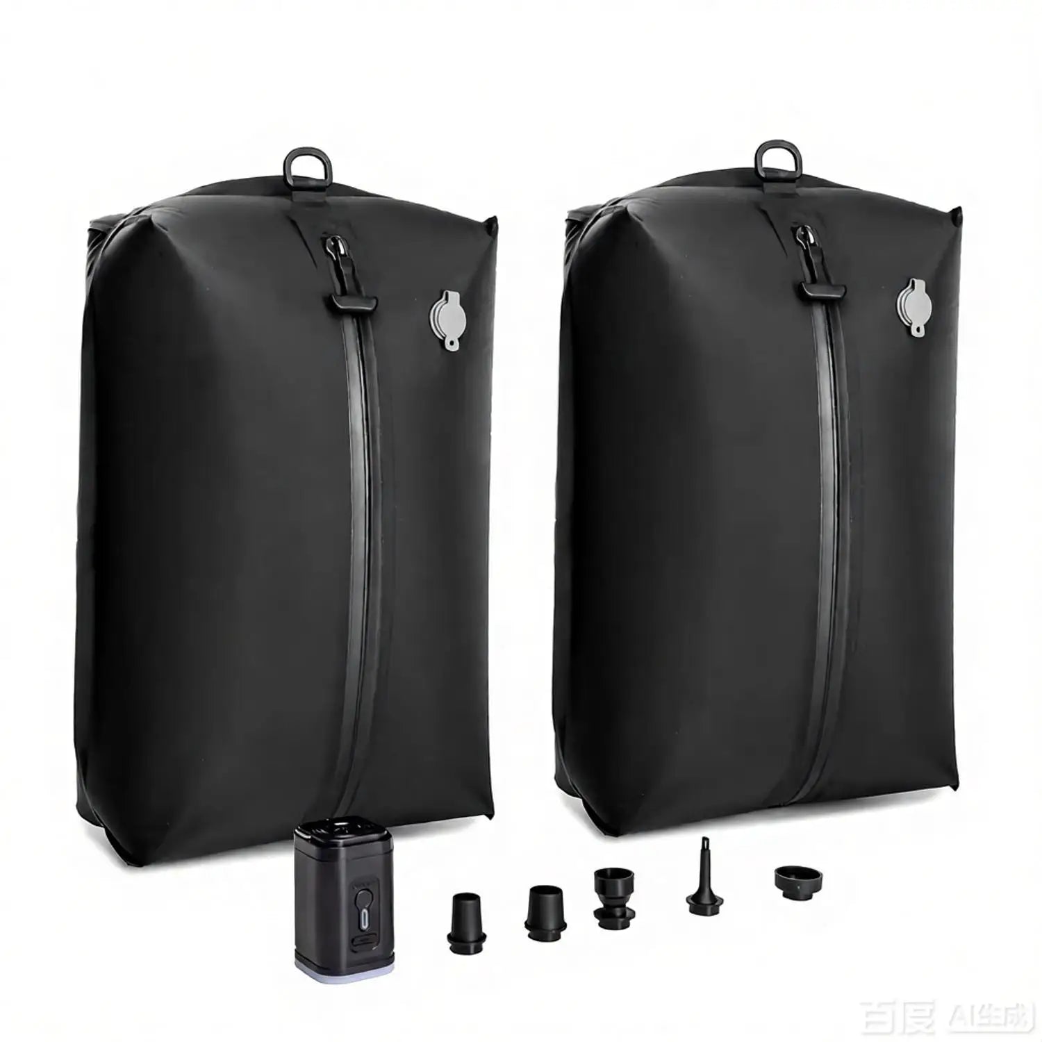 Vacuum Bags for Travel Luggage with Pump (DOUBLE CLICK to Start),Reusable Space Saver Waterproof Compression Bags for Suitcase