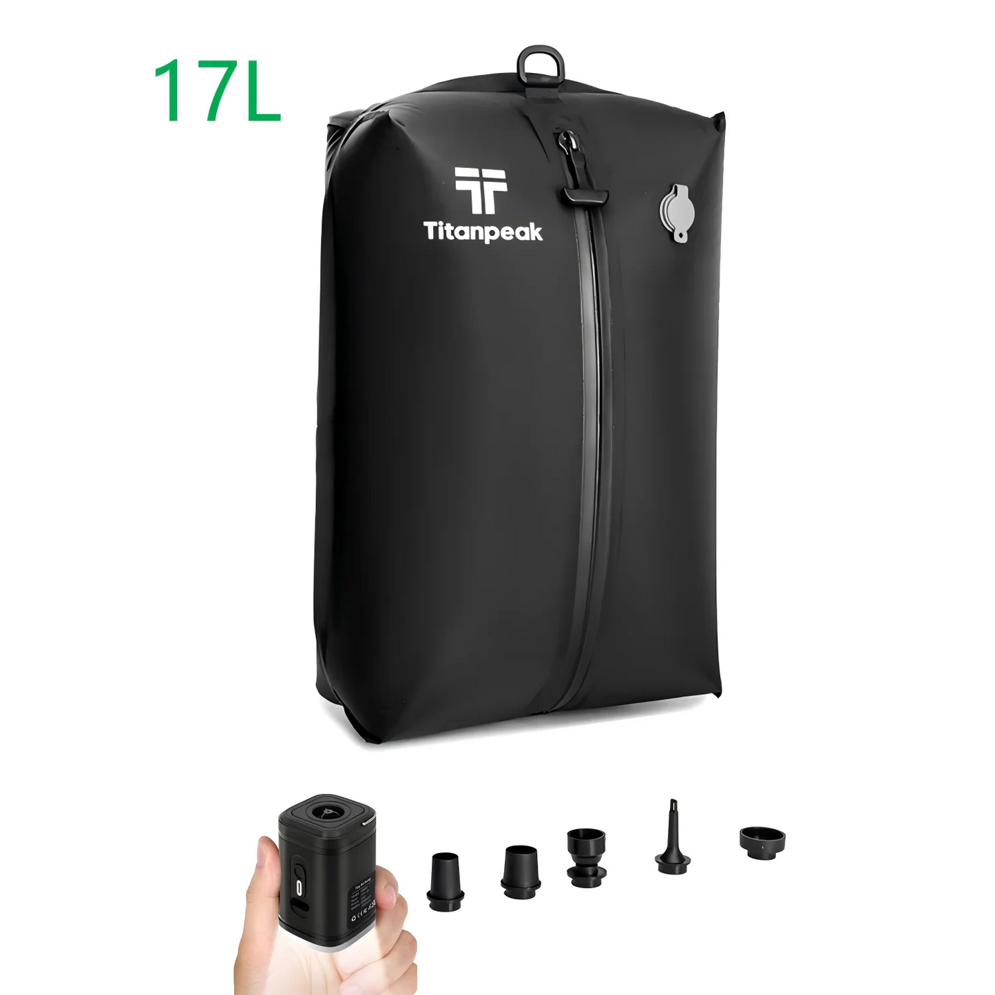 Vacuum Bags for Travel Luggage with Pump (DOUBLE CLICK to Start),Reusable Space Saver Waterproof Compression Bags for Suitcase