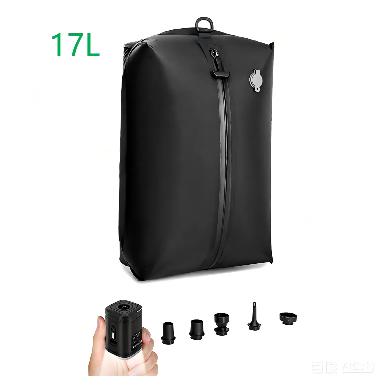 Vacuum Bags for Travel Luggage with Pump (DOUBLE CLICK to Start),Reusable Space Saver Waterproof Compression Bags for Suitcase