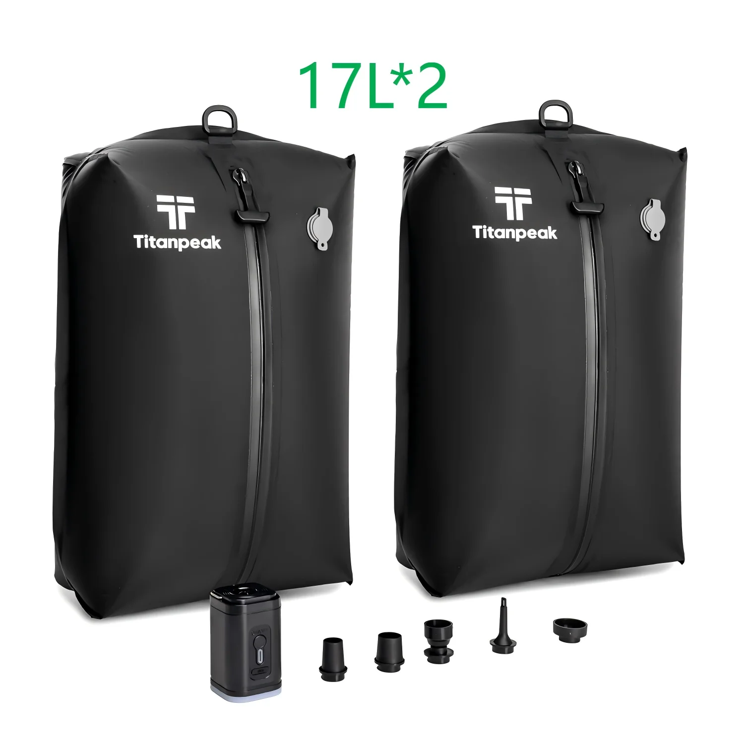 Vacuum Bags for Travel Luggage with Pump (DOUBLE CLICK to Start),Reusable Space Saver Waterproof Compression Bags for Suitcase